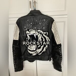 COPY - Azalea Wang Moto biker studded jacket XL. NWOT